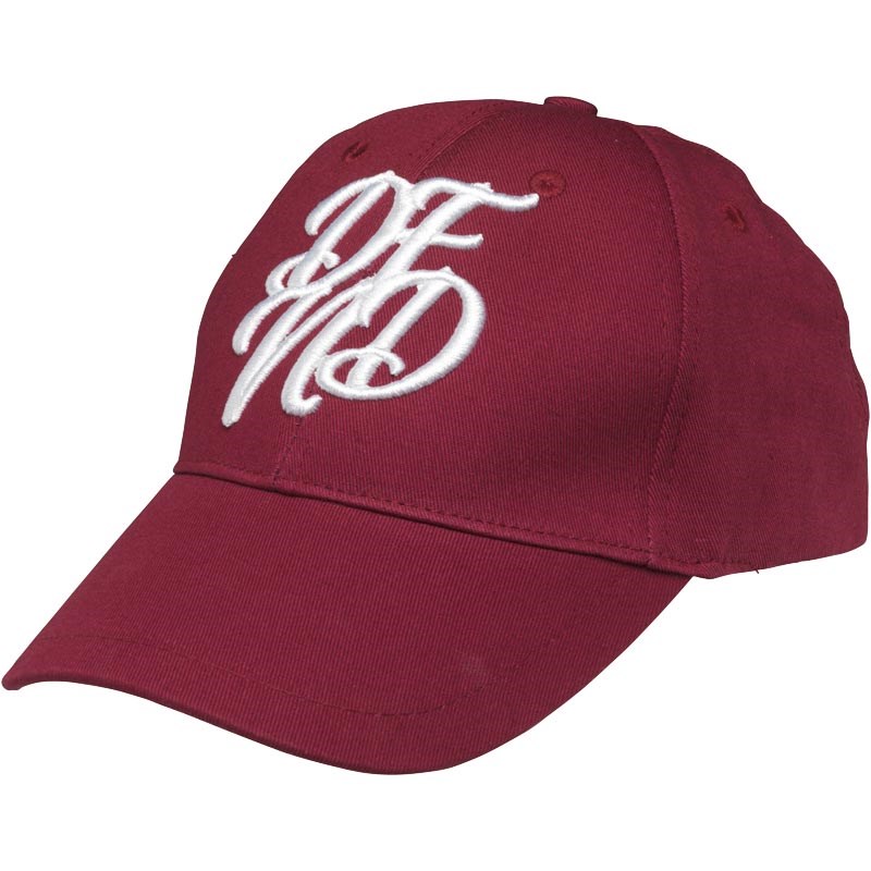 Buy DFND London Mens Baseball Cap Burgundy