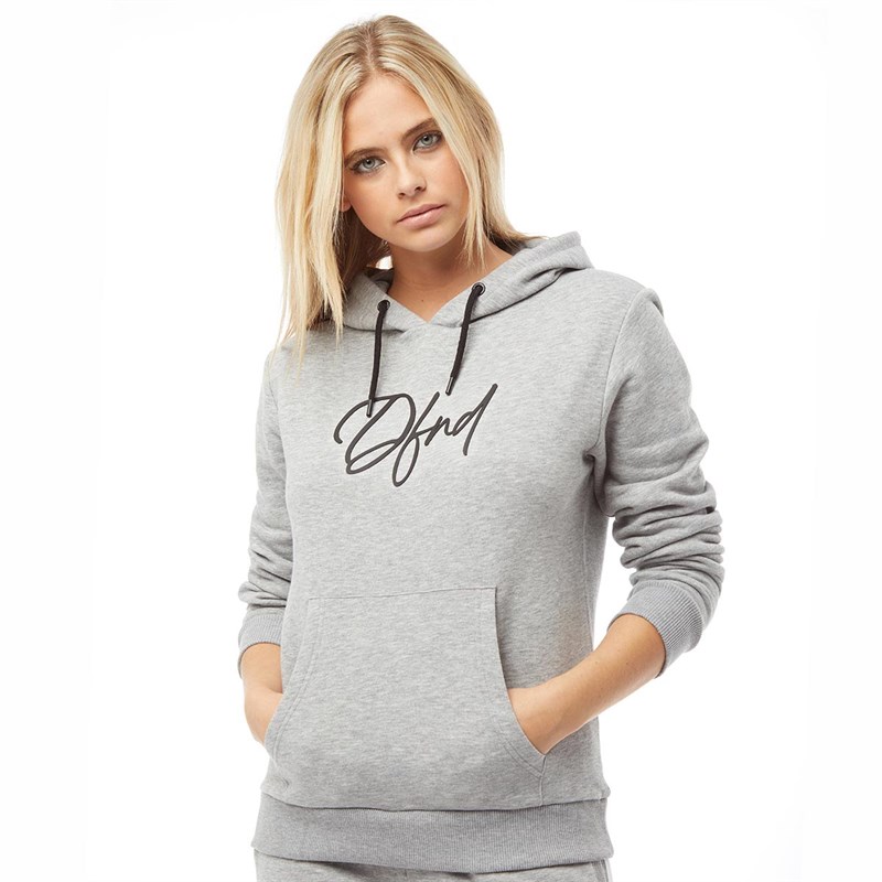 Buy DFND London Womens Flex Hoodie Grey