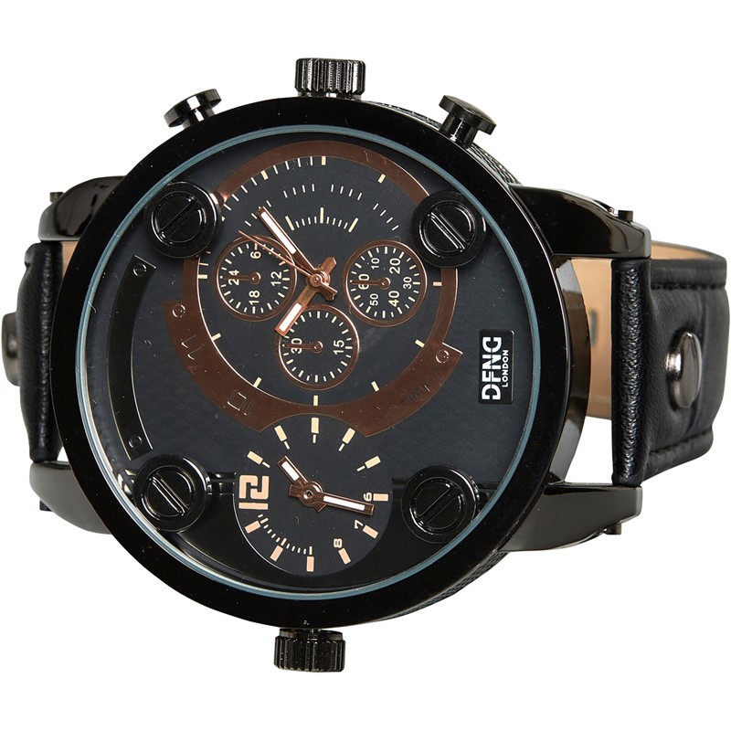 Buy DFND London Mens Strap Dual Movement Watch x2 Independent Movements