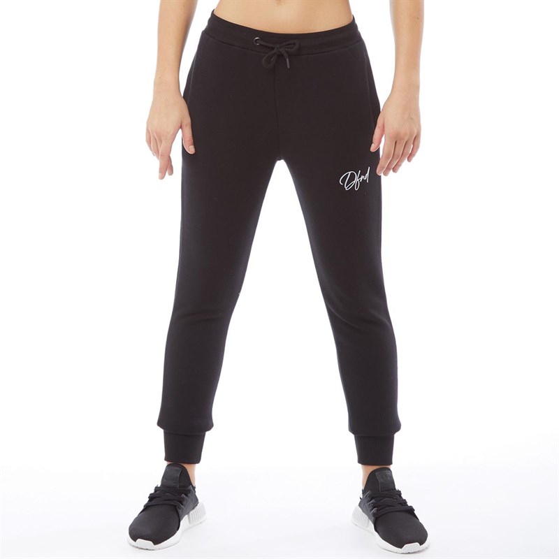 Buy DFND London Womens Bright Joggers Black