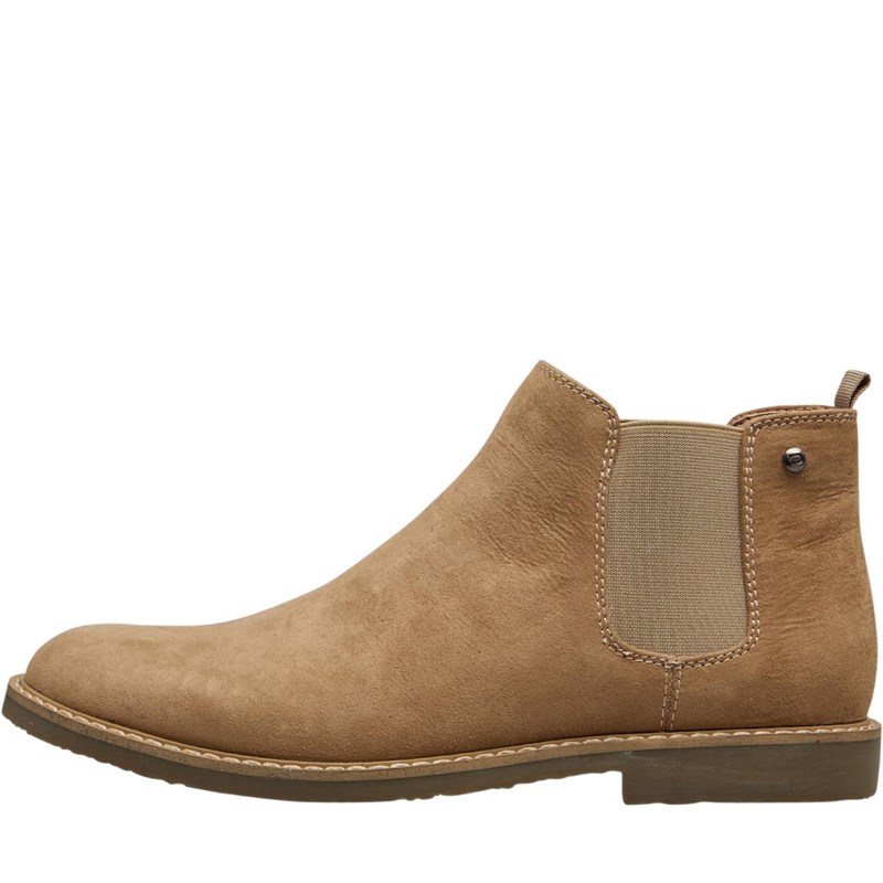 Buy Deakins Mens Chelsea Boots Sand