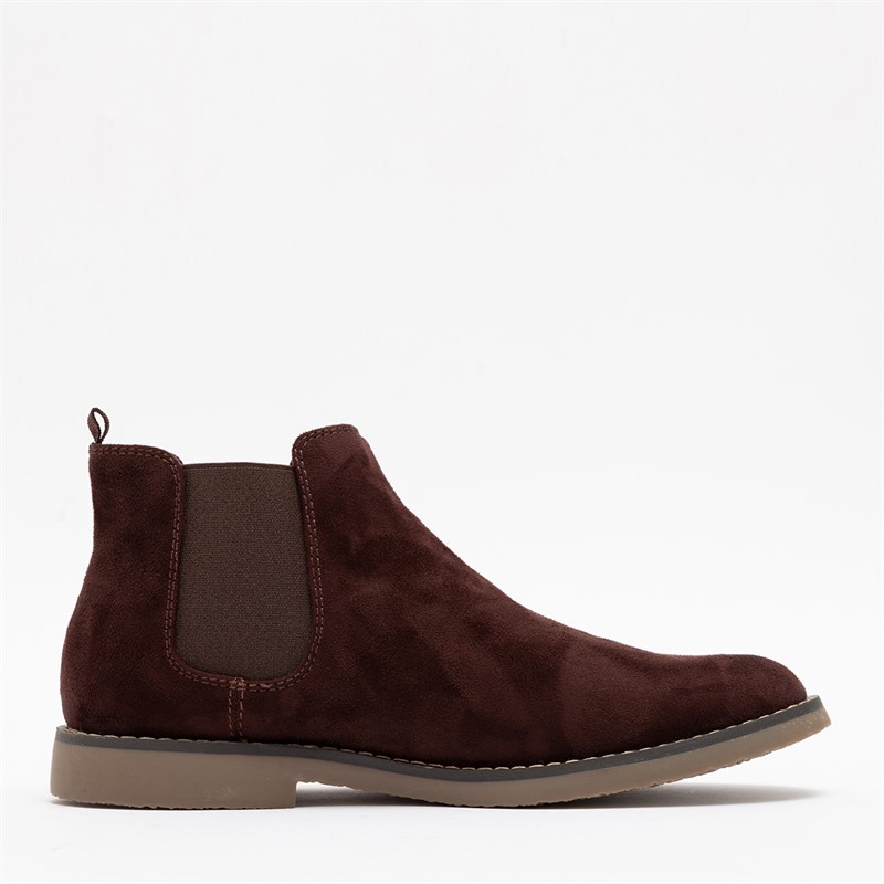 Buy Deakins Mens Morley Chelsea Boots Chocolate