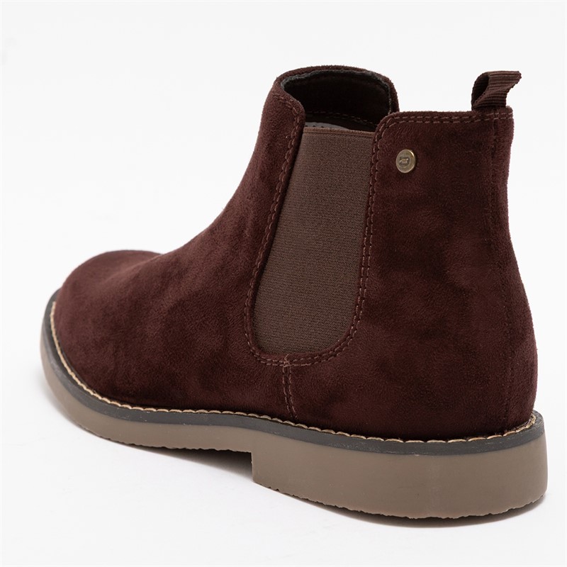Buy Deakins Mens Morley Chelsea Boots Chocolate