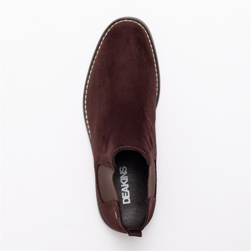 Buy Deakins Mens Morley Chelsea Boots Chocolate