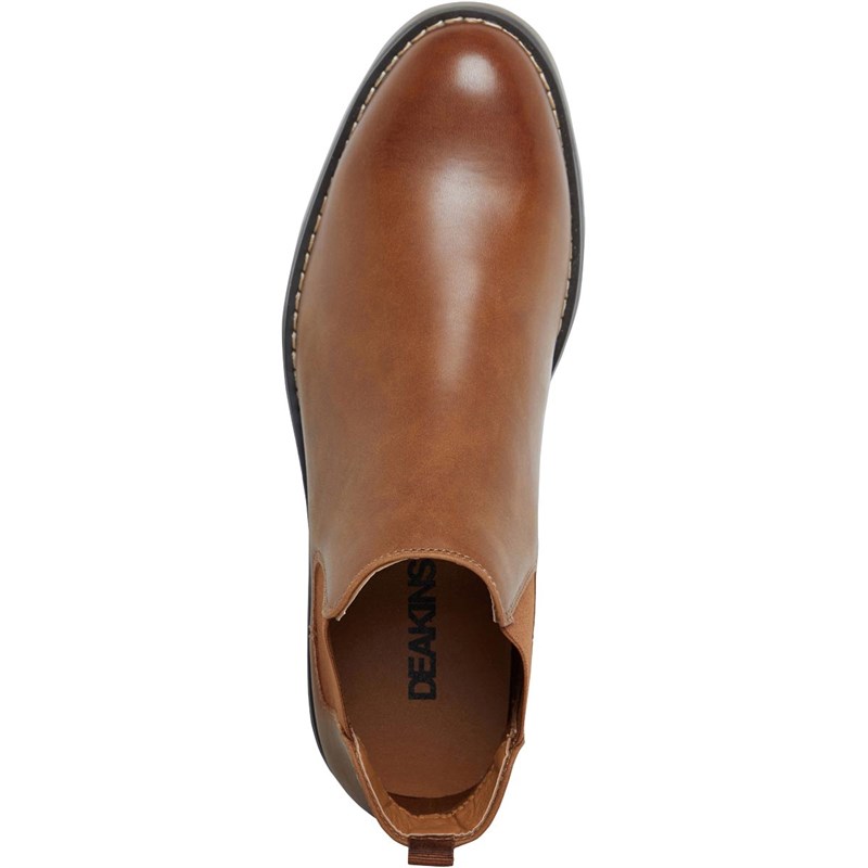 Buy Deakins Mens Morley Chelsea Boots Tan