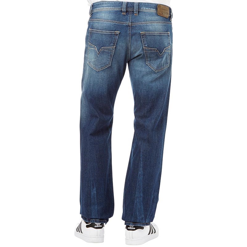 Buy Diesel Mens Larkee Relaxed Regular Fit 0848C Jeans Blue