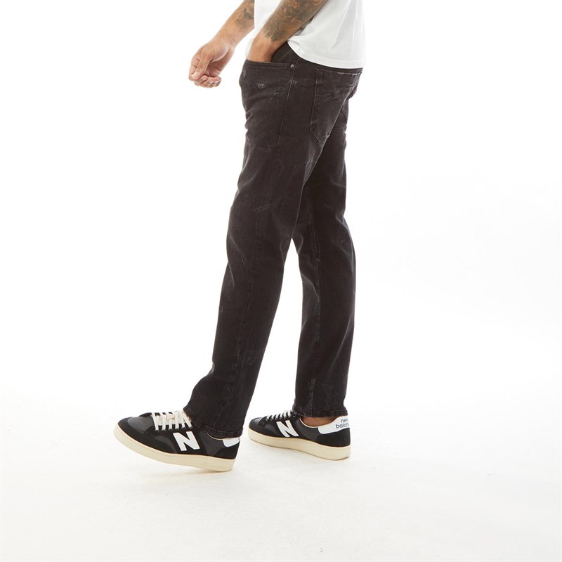 Buy Diesel Mens Iakop R670C Regular Slim Tapered Fit Jeans Black