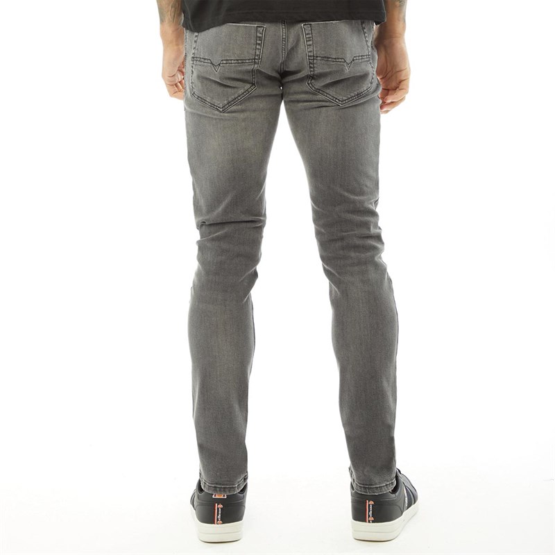 Buy Diesel Mens Tepphar RB001 Slim Carrot Fit Jeans Black