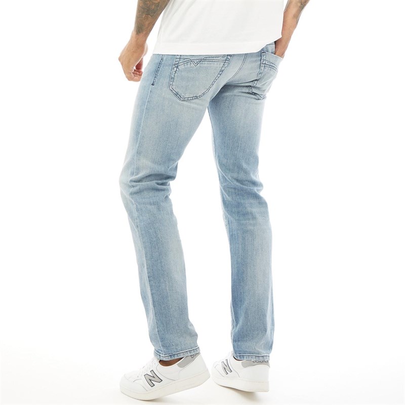 Buy Diesel Mens Iakop R8Al1 Regular Slim Tapered Fit Jeans Blue