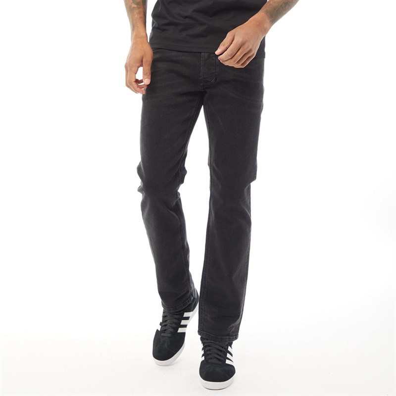 Buy Diesel Mens Larkee R4Q80 Straight Fit Jeans Black