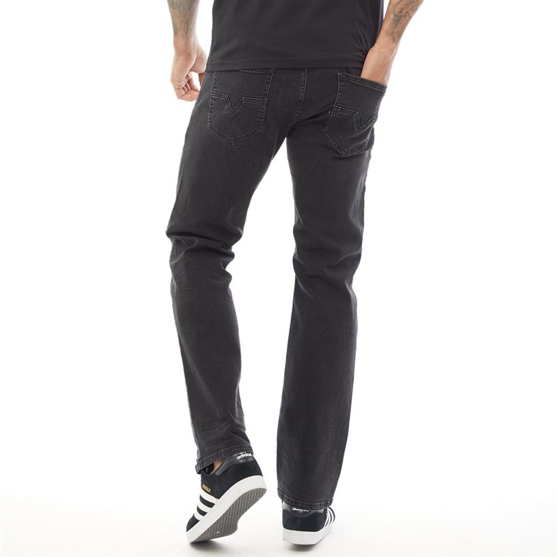 Buy Diesel Mens Larkee R4Q80 Straight Fit Jeans Black
