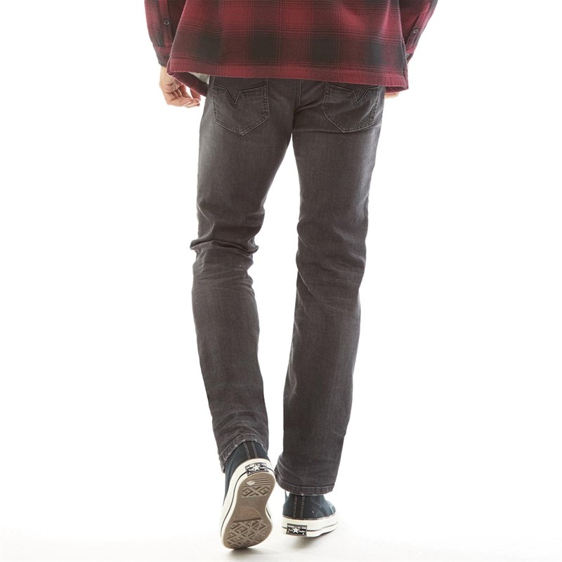 Buy Diesel Mens Larkee 082AS Straight Jeans Black