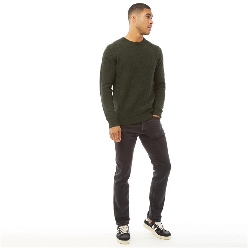 Buy Diesel Mens Iakop R4Q80 Regular Slim Tapered Jeans Black