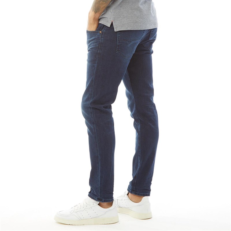 Buy Diesel Mens D Bazer 083AT Tapered Jeans Blue
