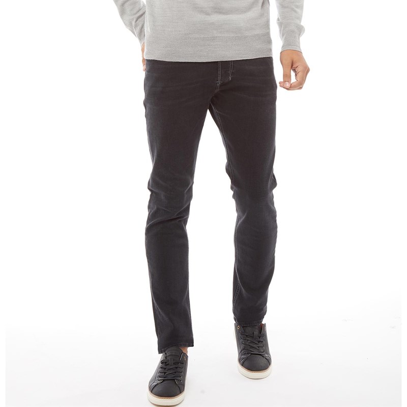 Buy Diesel Mens Tepphar 084HQ Carrot Fit Jeans Black