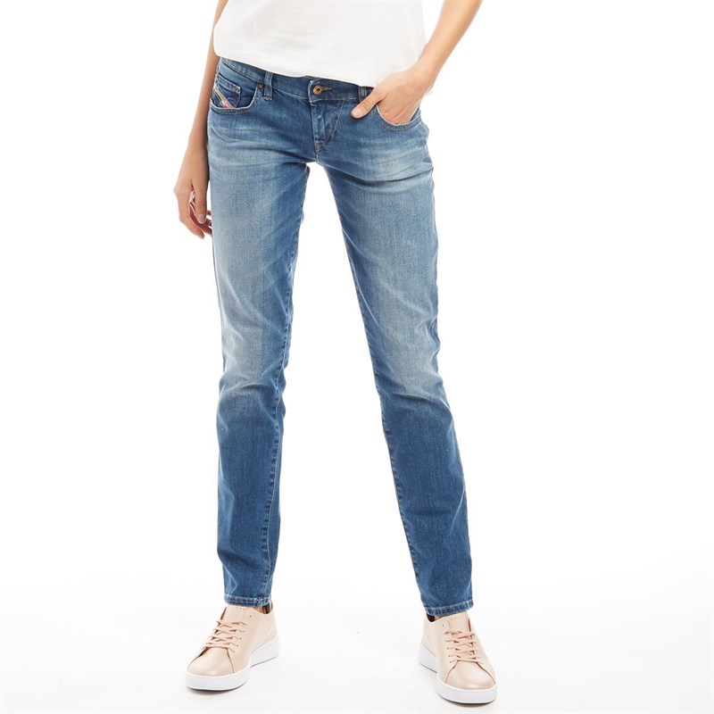 Buy Diesel Womens Grupee Super SlimSkinny Low Waist Jeans Blue
