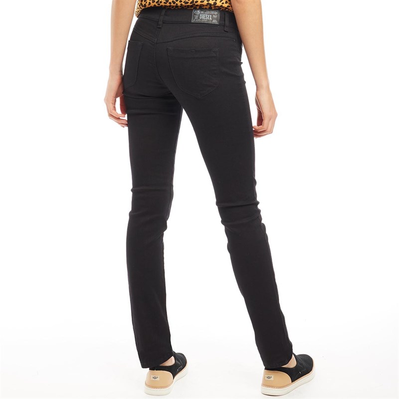 Buy Diesel Womens Livier Skinny Fit Jeans Black