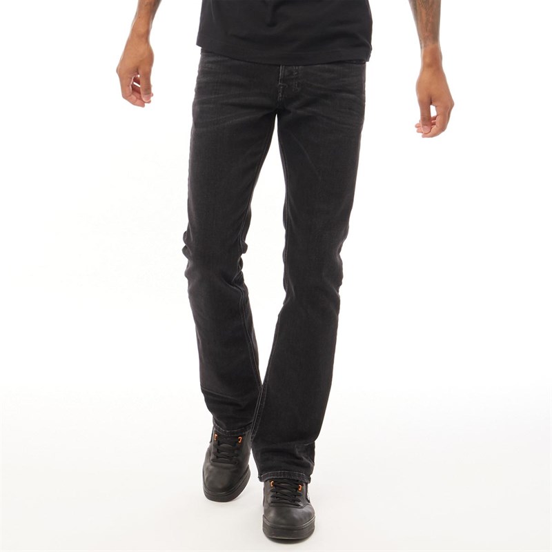 Buy Diesel Mens Zatiny R4Q80 Regular Bootcut Fit Jeans Black