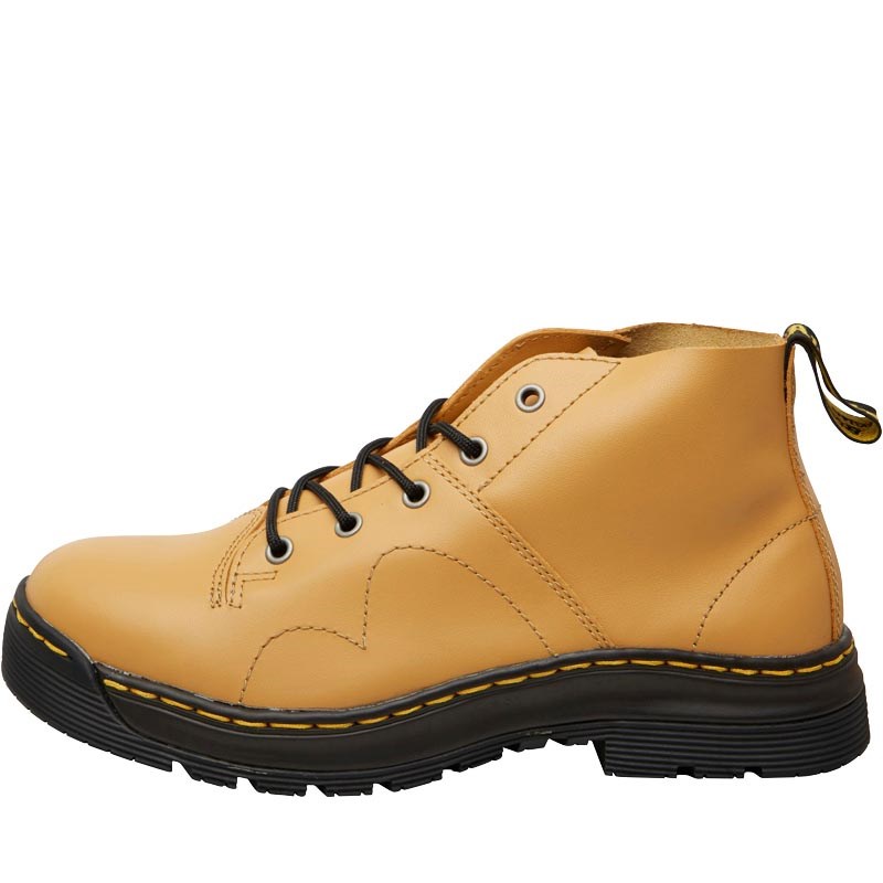 Buy Dr Martens Mens Church Lace Up Low Boots Tan