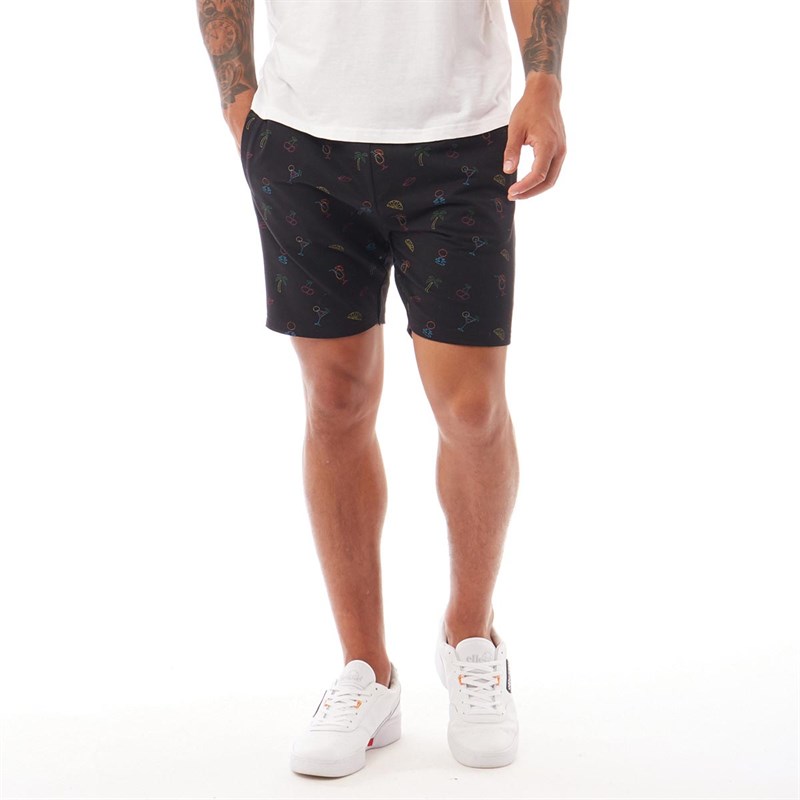 Buy Dstruct Mens Printed Shorts Black