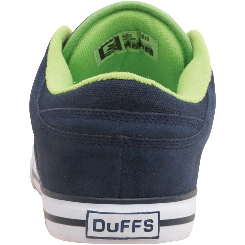 Buy DuFFS Mens Slice Skate Shoes Ink/Lime