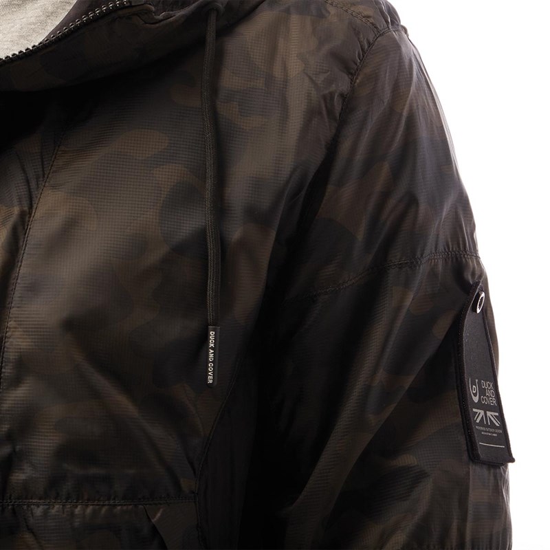 Buy Duck And Cover Mens Gillard Jacket Forest Camo