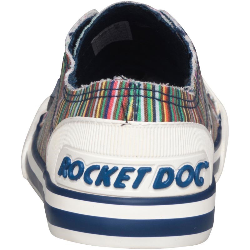 Buy Rocket Dog Womens Jazzin Bubble Stripe Cotton Pumps Natural Multi