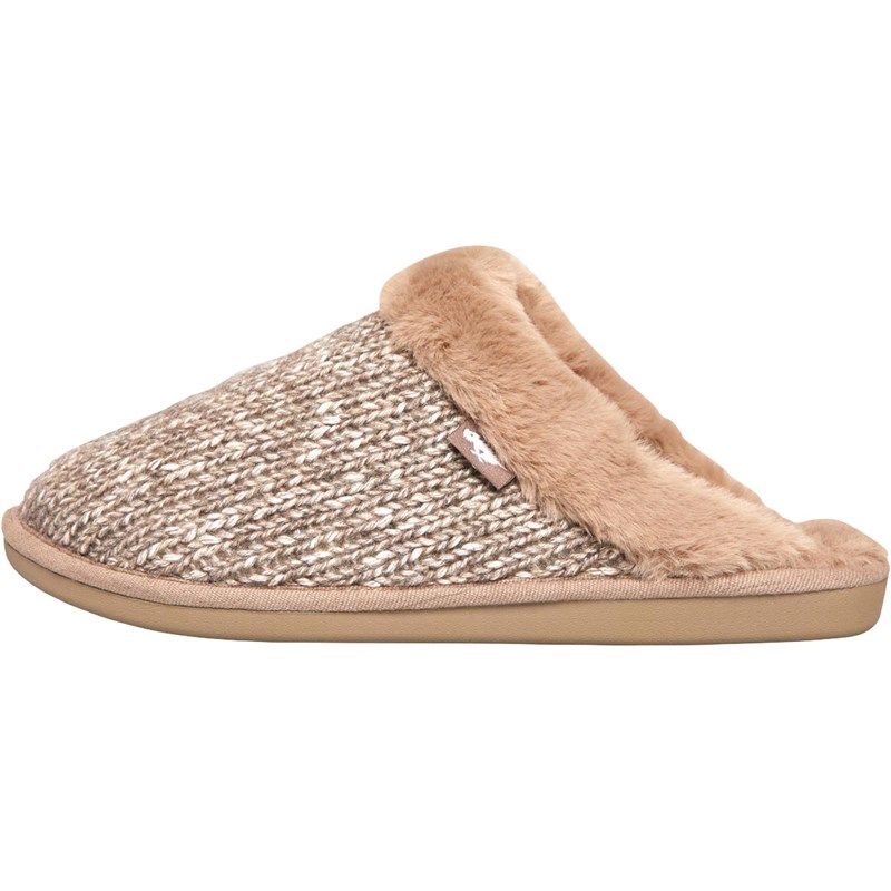 Buy Rocket Dog Womens Rosie Glenview Knit Slippers Taupe
