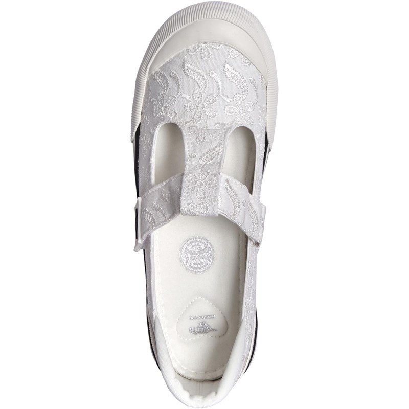 Buy Rocket Dog Womens Jazzin J Bar Kenner Eyelet Pumps White