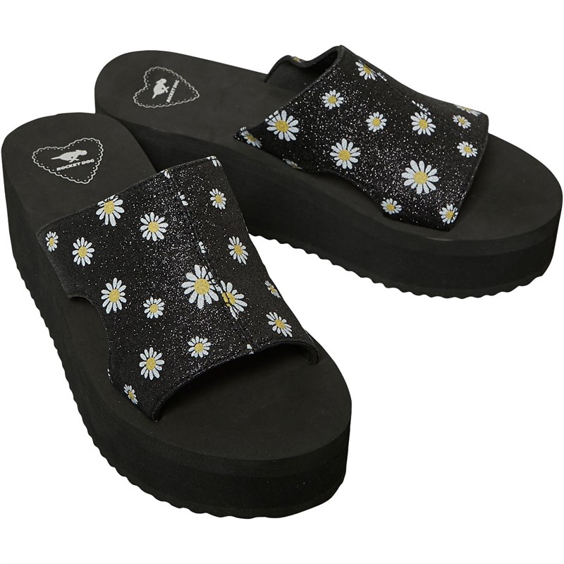 Buy Rocket Dog Womens Honalo Chunky Sandals Eloise Glitter Black