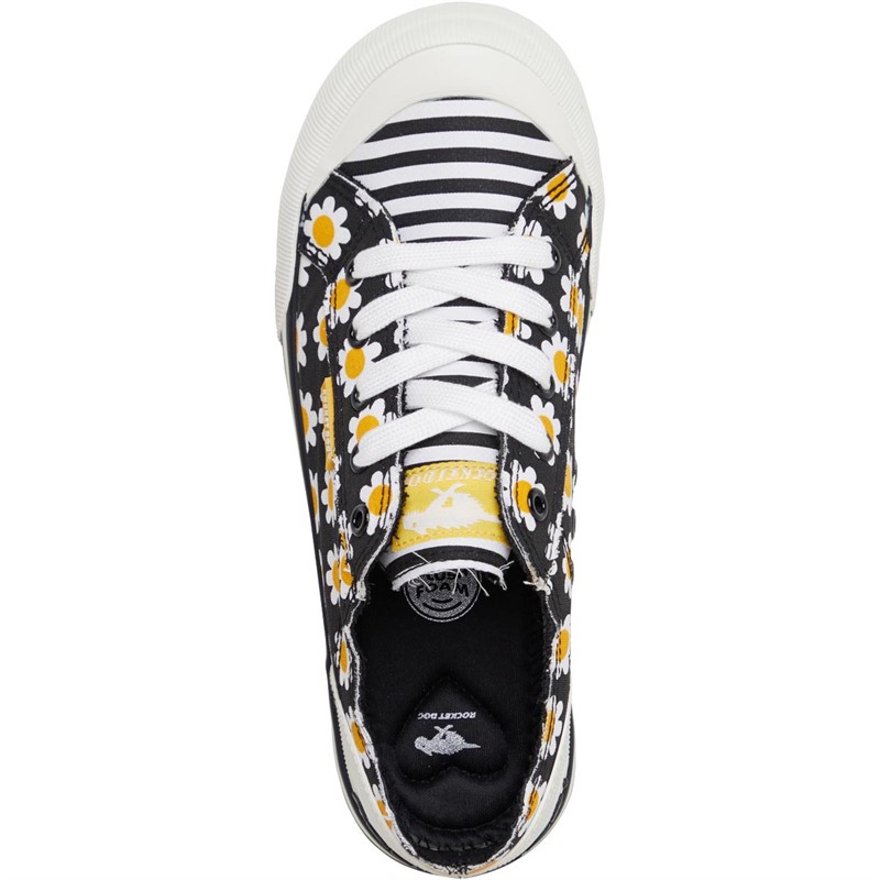 Buy Rocket Dog Womens Jazzin Canvas Pumps Daisy Black