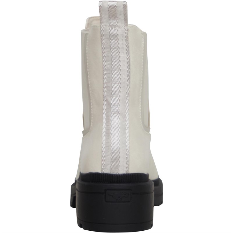 Buy Rocket Dog Womens Iggie Chelsea Boots Bone/Black Outsole