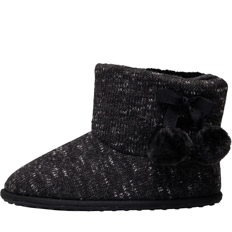 Buy Rocket Dog Womens Snowflake Finland Slipper Boots Black
