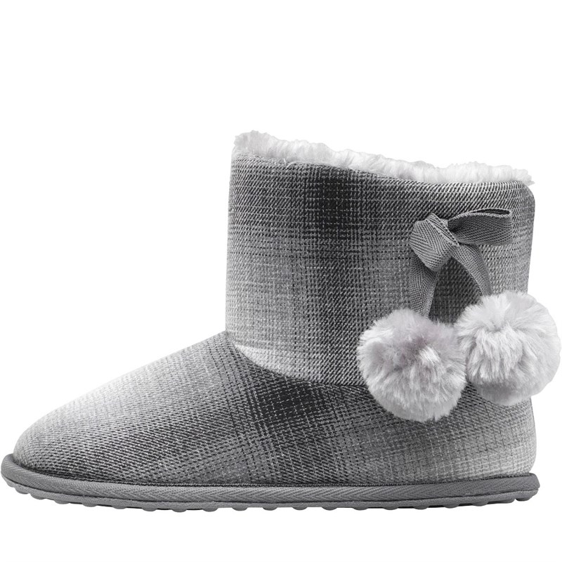 Buy Rocket Dog Womens Snowflake Squad Slipper Boots Charcoal