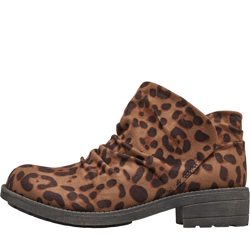 Buy Rocket Dog Womens Tami Topical Print Ankle Boots Taupe