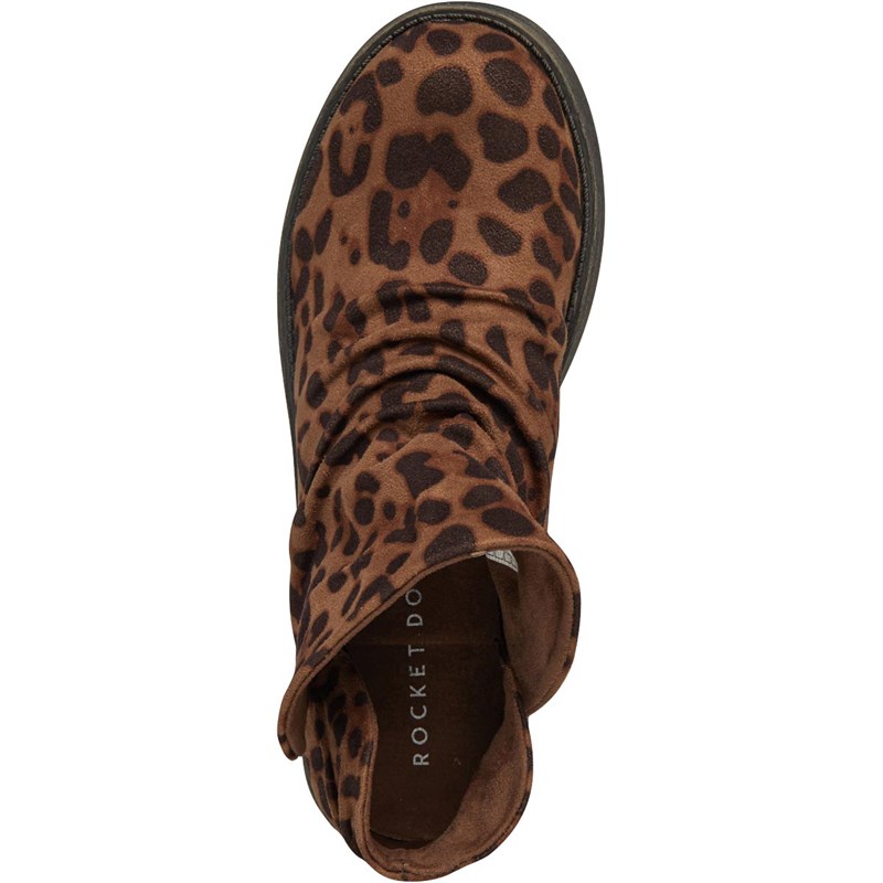 Buy Rocket Dog Womens Tami Topical Print Ankle Boots Taupe
