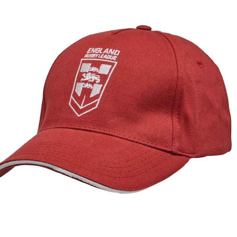 Buy ENGLAND RUGBY LEAGUE Mens Supporters Baseball Cap Red/White