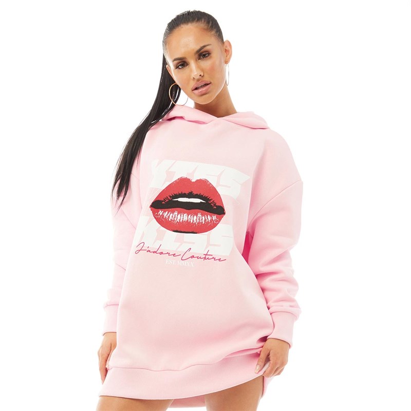 Buy JDRCTR Womens Eagles Hoodie Dress Pink