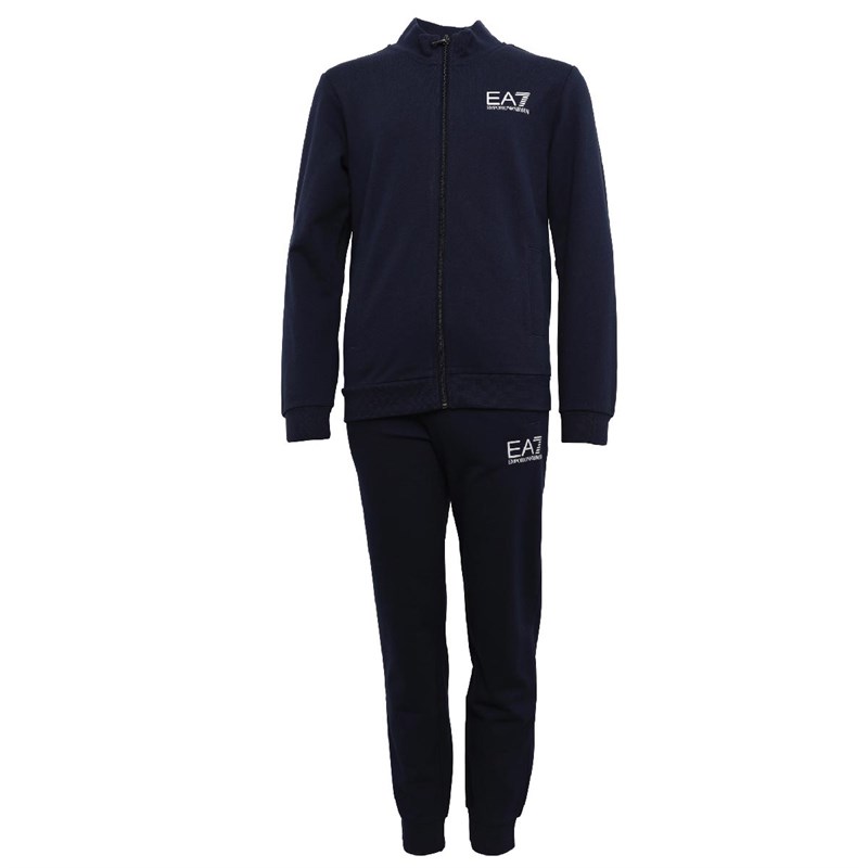 Buy EA7 Boys Tracksuit Set Navy Blue