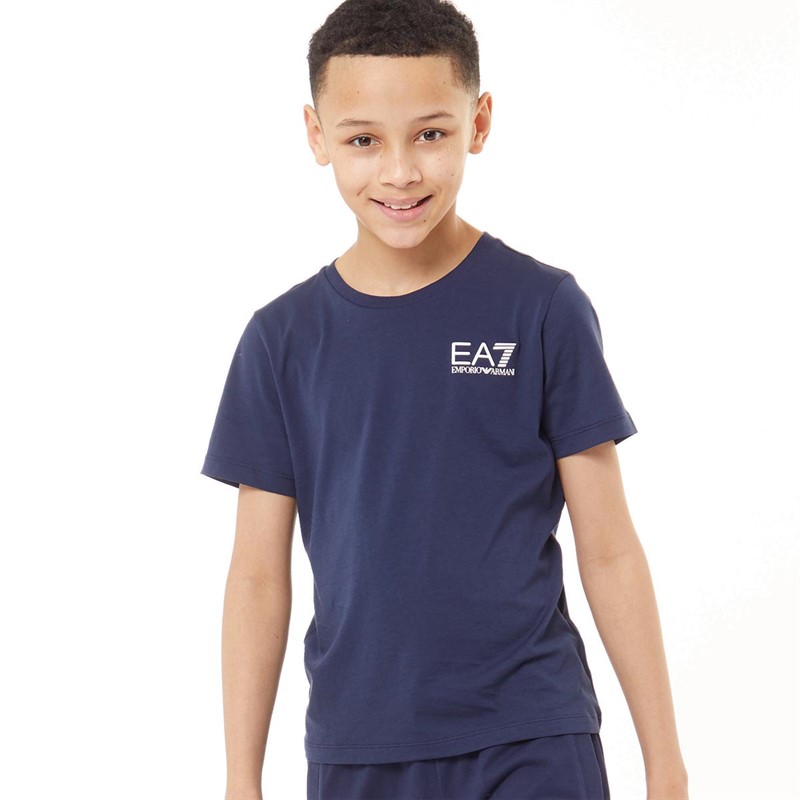 Buy EA7 Junior Emporio Armani TShirt Navy Blue