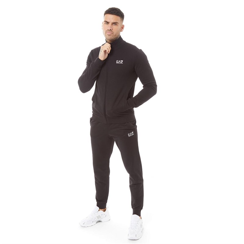 Buy EA7 Mens Core ID Tracksuit Black