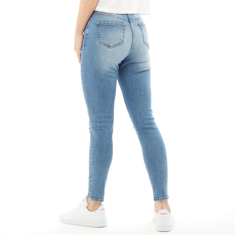 Bench Damen Luisa Skinny Jeans Hellblau