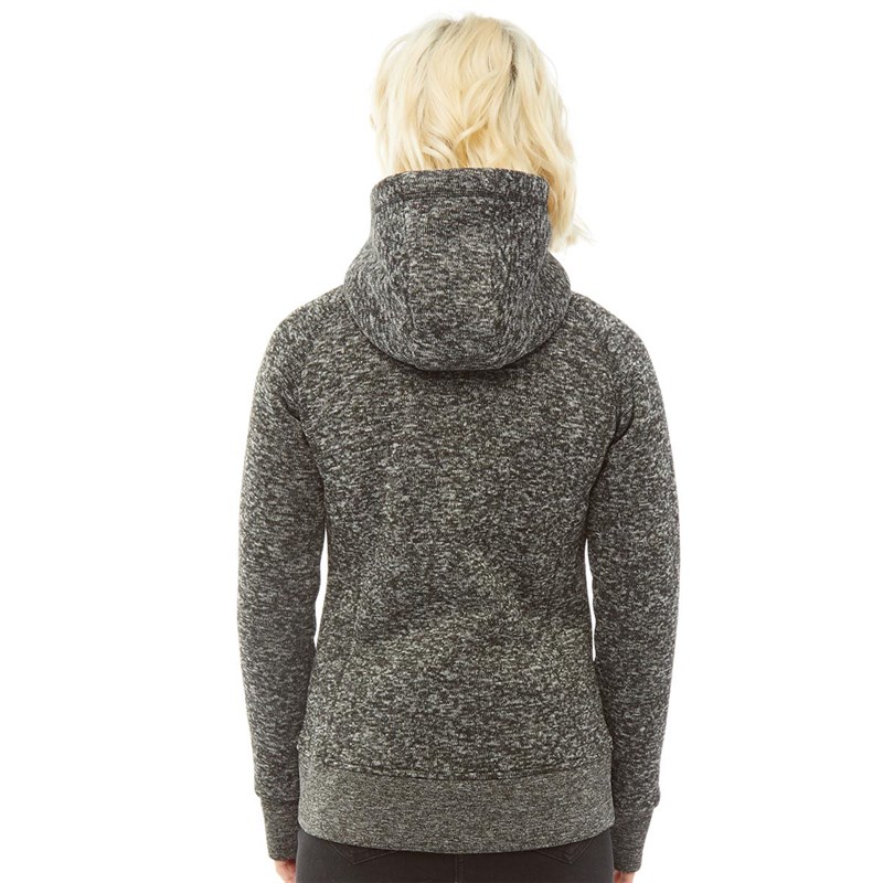 Buy Bench Womens Hayley Knit Zip Through Hoodie Charcoal Marl