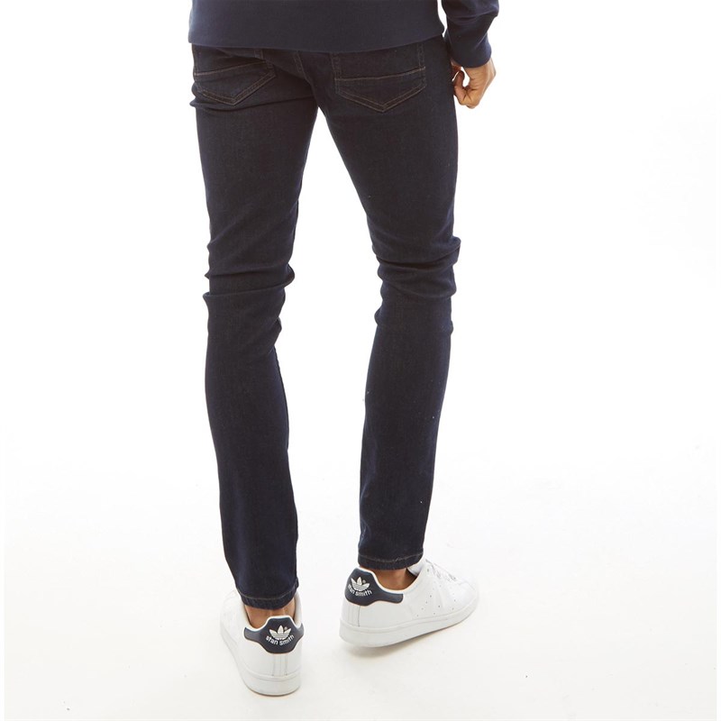 Bench Heren Davies Skinny Jeans Donker Denim