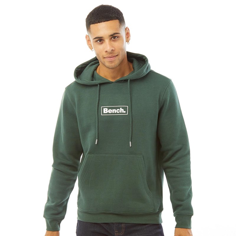 Buy Bench Mens Woosh Snood Neck Hoodie Jungle Green