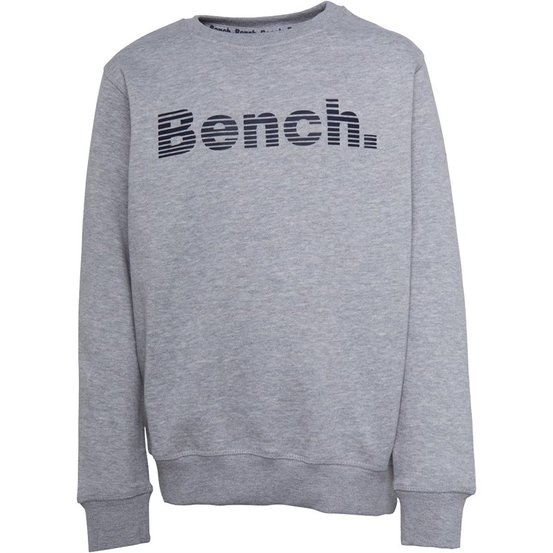 Bench Junior Tipster Sweater Gemeleerd Grijs