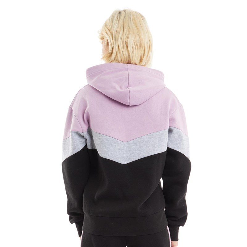 Buy Bench Womens Teresa Hoodie Black/Mauve/Grey