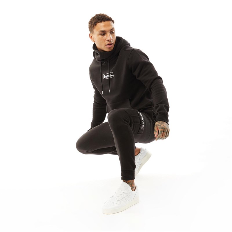 Buy Bench Mens Ivor 2 Snood Hoodie Black