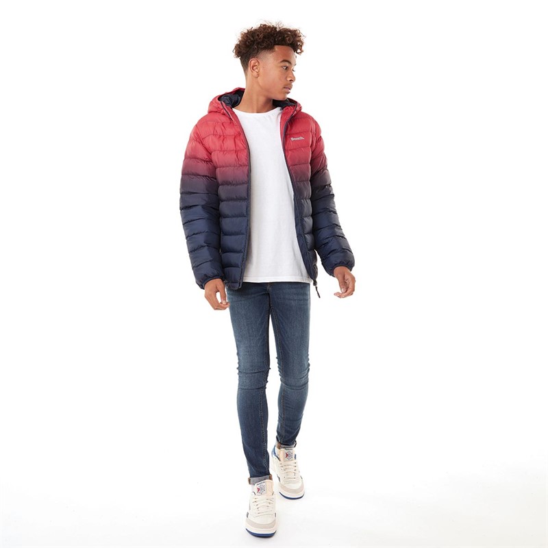 Buy Bench Boys Raffrey Jacket Red/Navy