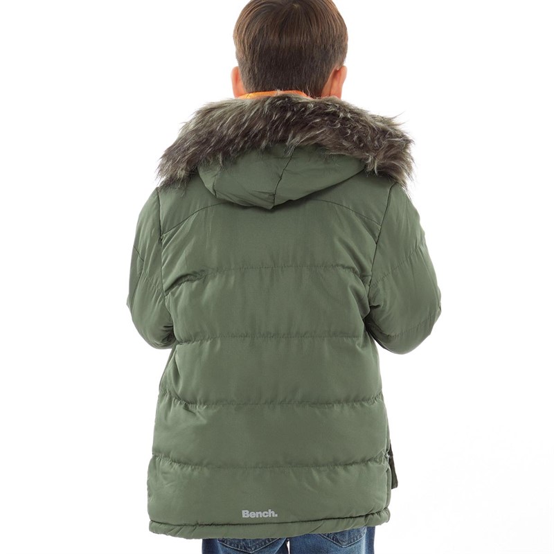 Buy Bench Boys Calcott Jacket Khaki